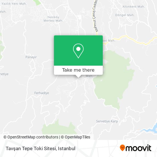 Tavşan Tepe Toki Sitesi map