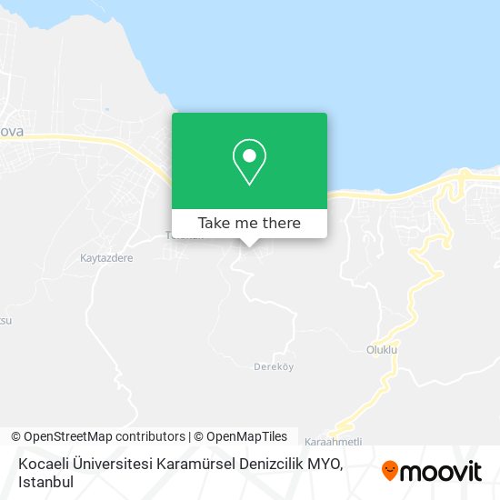 Kocaeli Üniversitesi Karamürsel Denizcilik MYO map