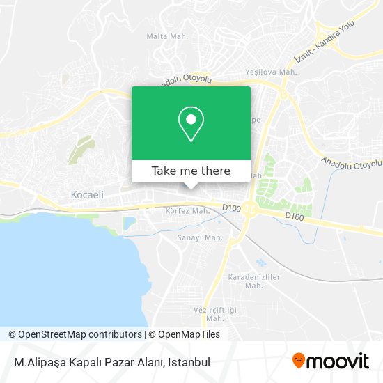 M.Alipaşa Kapalı Pazar Alanı map