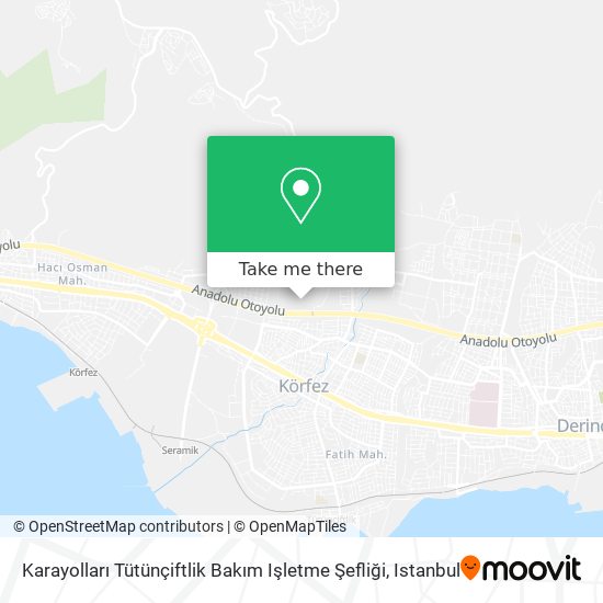 Karayolları Tütünçiftlik Bakım Işletme Şefliği map