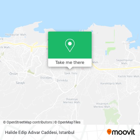 Halide Edip Adıvar Caddesi map