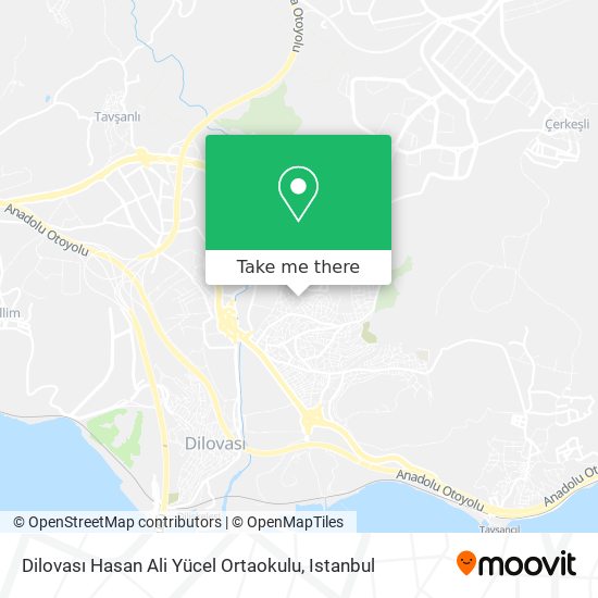 Dilovası Hasan Ali Yücel Ortaokulu map
