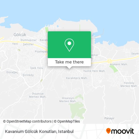 Kavanium Gölcük Konutları map