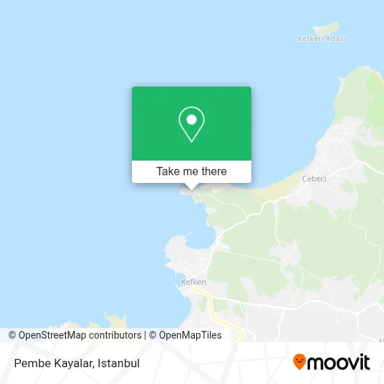 Pembe Kayalar map