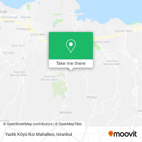 Yazlık Köyü Ikiz Mahallesi map