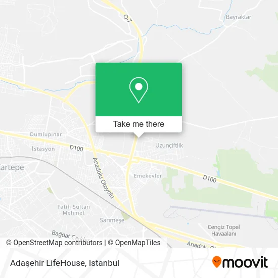 Adaşehir LifeHouse map
