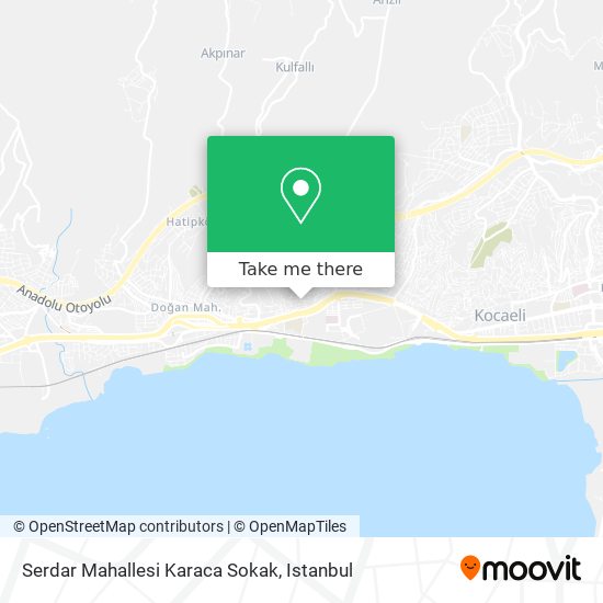 Serdar Mahallesi Karaca Sokak map