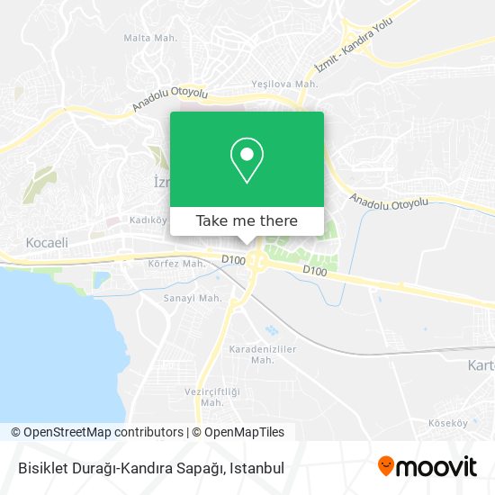 Bisiklet Durağı-Kandıra Sapağı map