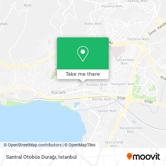 Santral Otobüs Durağı map