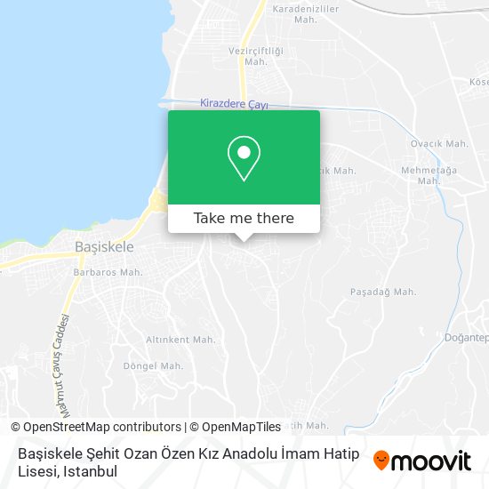 Başiskele Şehit Ozan Özen Kız Anadolu İmam Hatip Lisesi map