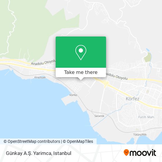 Günkay A.Ş. Yarimca map
