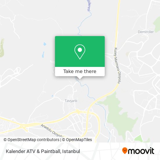 Kalender ATV & Paintball map
