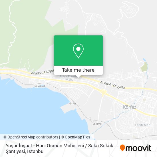 Yaşar İnşaat - Hacı Osman Mahallesi / Saka Sokak Şantiyesi map