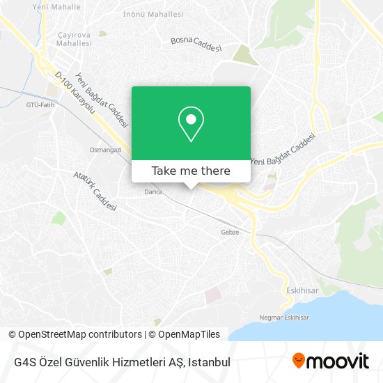 G4S Özel Güvenlik Hizmetleri AŞ map