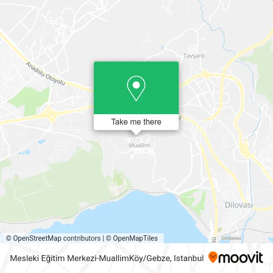 Mesleki Eğitim Merkezi-MuallimKöy / Gebze map