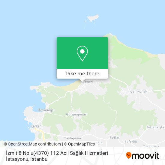 İzmit 8 Nolu(4370) 112 Acil Sağlık Hizmetleri İstasyonu map
