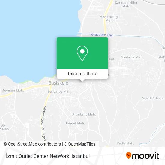 İzmit Outlet Center NetWork map