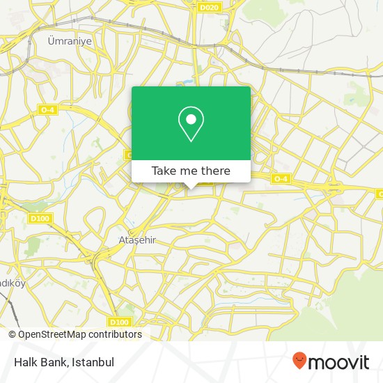 Halk Bank map