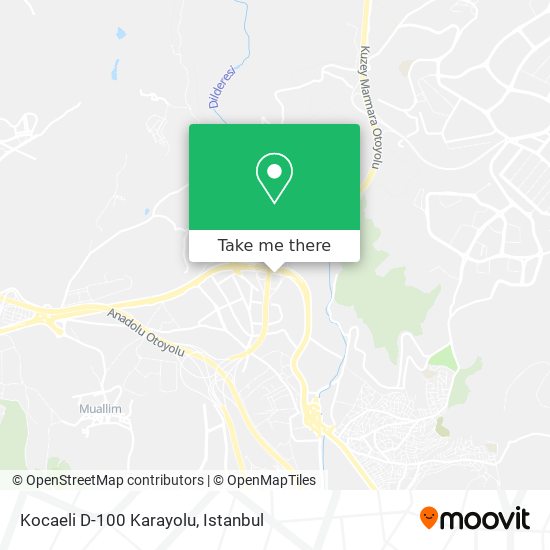 Kocaeli D-100 Karayolu map