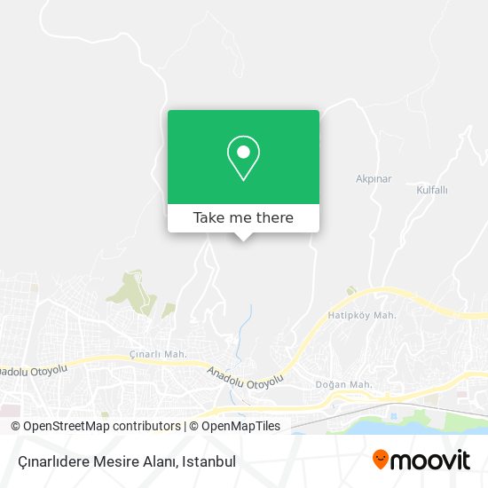 Çınarlıdere Mesire Alanı map