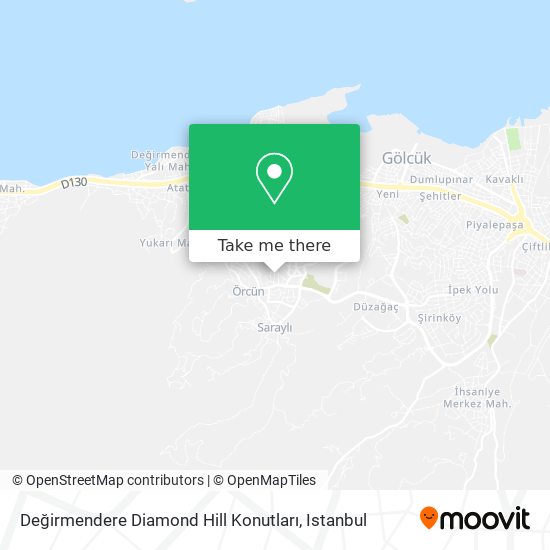 Değirmendere Diamond Hill Konutları map
