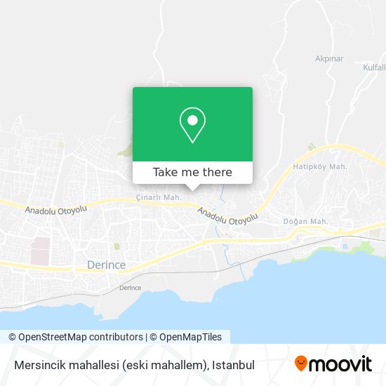 Mersincik mahallesi (eski mahallem) map