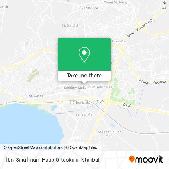 İbni Sina İmam Hatip Ortaokulu map