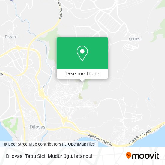 Dilovası Tapu Sicil Müdürlüğü map