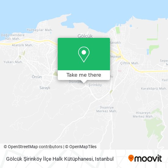 Gölcük Şirinköy İlçe Halk Kütüphanesi map
