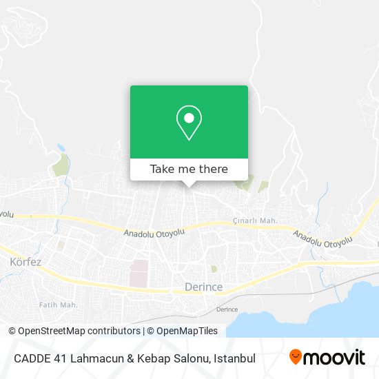 CADDE 41 Lahmacun & Kebap Salonu map