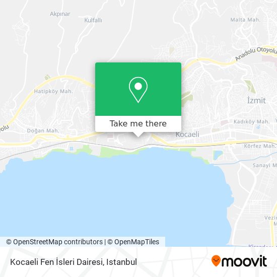 Kocaeli Fen İsleri Dairesi map