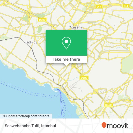 Schwebebahn Tuffi map