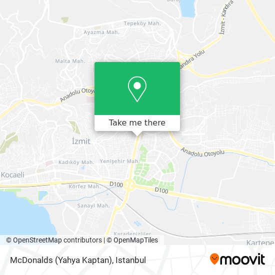 McDonalds (Yahya Kaptan) map