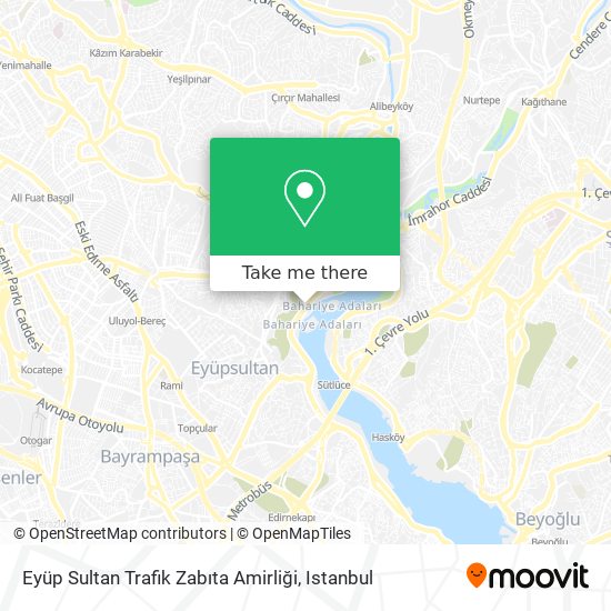 Eyüp Sultan Trafik Zabıta Amirliği map