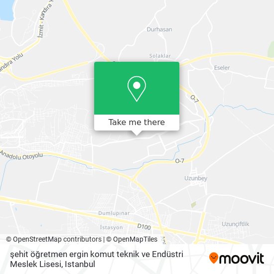 şehit öğretmen ergin komut teknik ve Endüstri Meslek Lisesi map