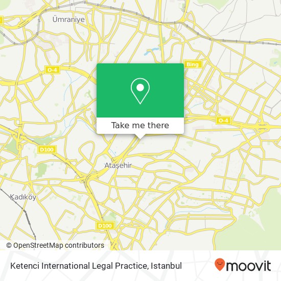 Ketenci International Legal Practice map