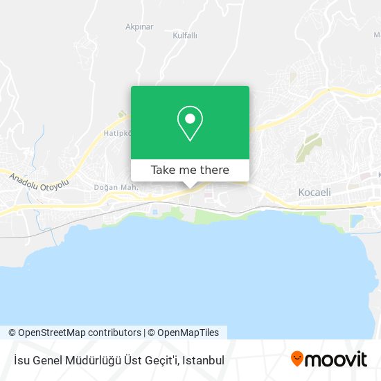 İsu Genel Müdürlüğü Üst Geçit'i map