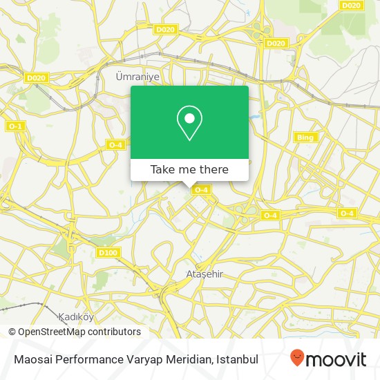 Maosai Performance Varyap Meridian map