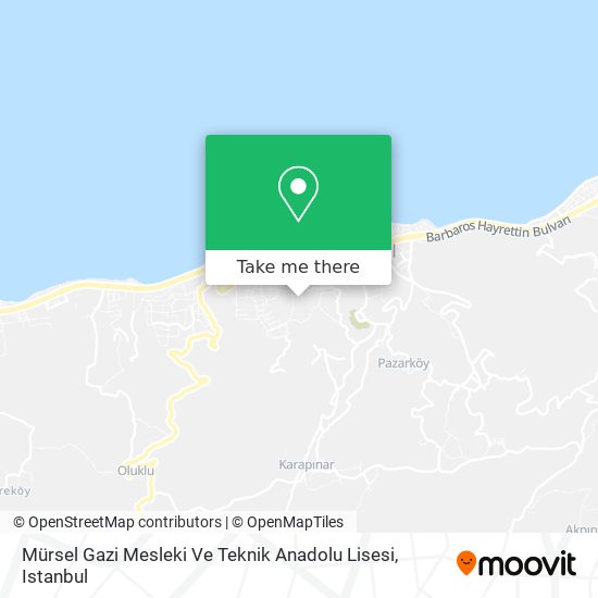 Mürsel Gazi Mesleki Ve Teknik Anadolu Lisesi map