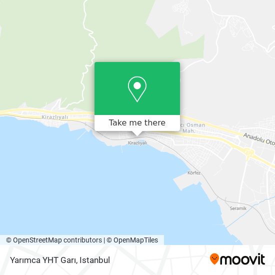 Yarımca YHT Garı map