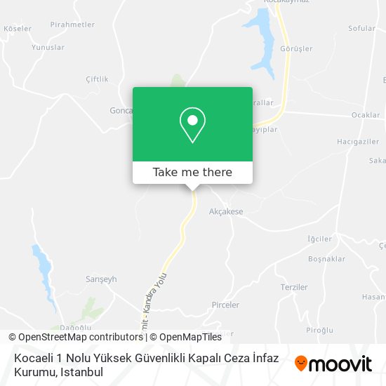 Kocaeli 1 Nolu Yüksek Güvenlikli Kapalı Ceza İnfaz Kurumu map