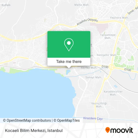 Kocaeli Bilim Merkezi map