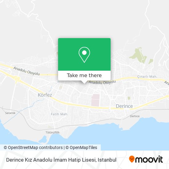Derince Kız Anadolu İmam Hatip Lisesi map