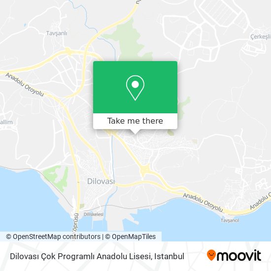 Dilovası  Çok Programlı  Anadolu Lisesi map