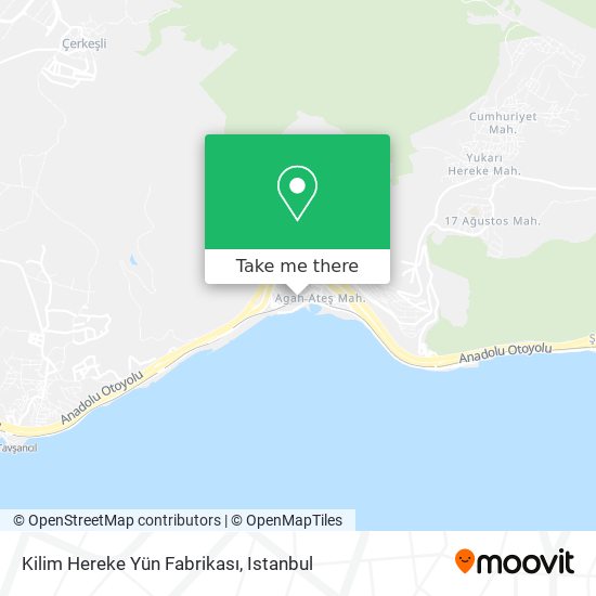 Kilim Hereke Yün Fabrikası map