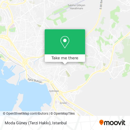 Moda Güney (Terzi Hakkı) map