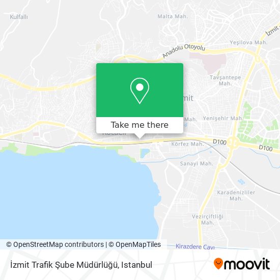 İzmit Trafik Şube Müdürlüğü map