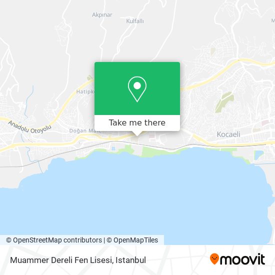 Muammer Dereli Fen Lisesi map