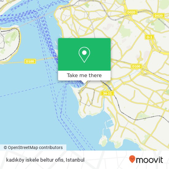 kadıköy iskele beltur ofis map