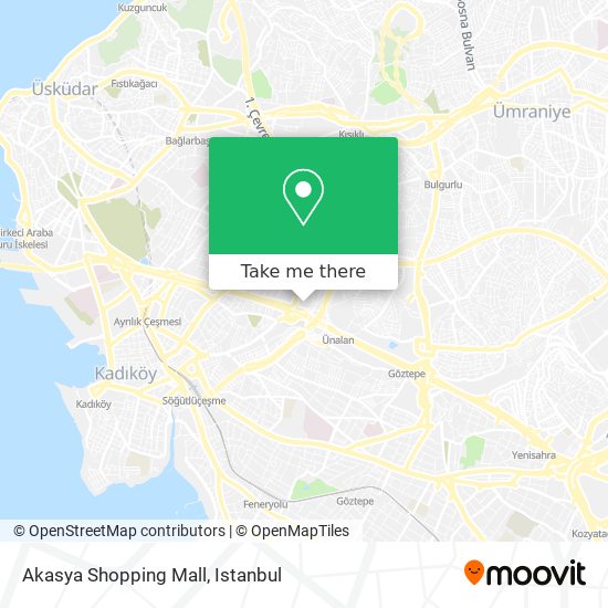 Akasya Shopping Mall map